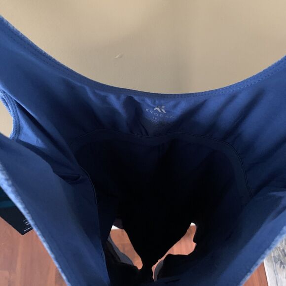 Kyodan Ultra Soft Athletic Dress Built In Bra and Shorts Size XS Cobalt Heather - Picture 6 of 6